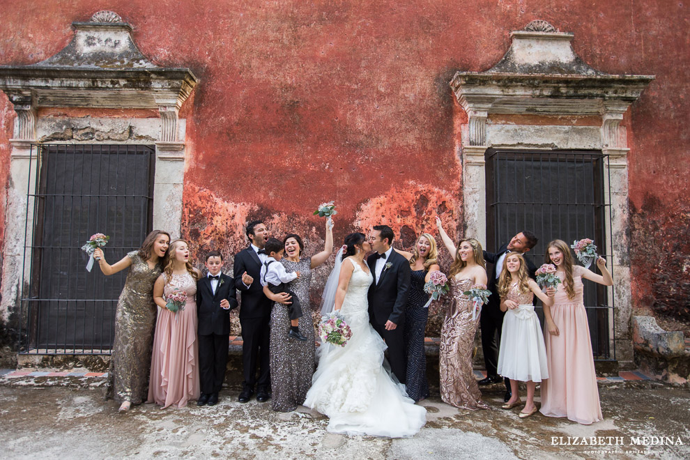 Travel Wedding, Campeche Hacienda Uayamon, Devra and Joey