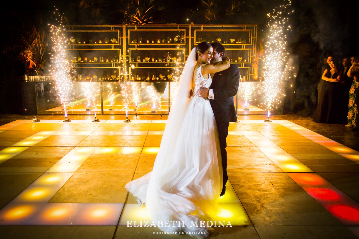 first dance fireworks San Diego Cutz elizabeth medina wedding photographer_5114 Hacienda San Diego Cutz, Andrea and Diego’s Amazing Wedding CelebrationSan Diego Cutz night lighting first dance fireworks   