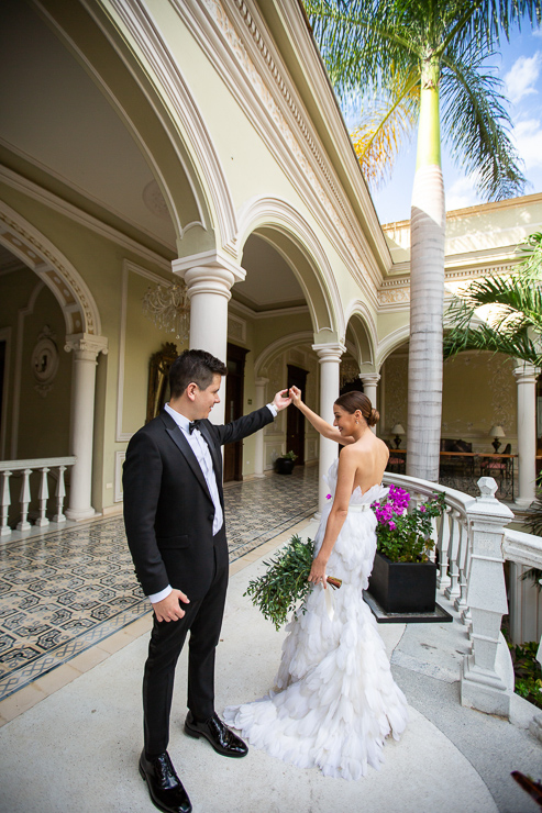 wedding couple first look in historic merida centro home elizabeth medina yucatan wedding blog 0034 Casa Faller and Mansion Merida, Wedding Day Photos in Merida’s Most Elegant Wedding Venues, Maribel and Robertoelegant wedding couple  first look in historic merida centro home  