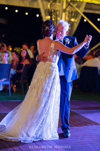 bride and father dance destination wedding destination wedding photographer fairmon mayakoba 125 Beach wedding photographer at the Fairmont Mayakoba, Cat and Ian’s Destination Weddingbride and father dance destination wedding  