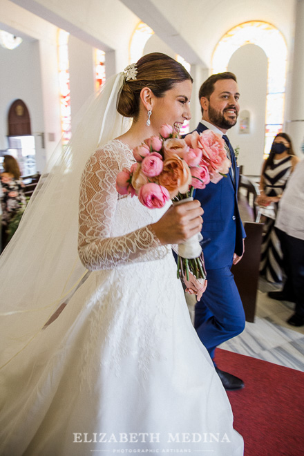 church exit bride and groom Hacienda Xcanatun by Agsana Wedding Photographer 205 Hacienda Xcanatun by Angsana Wedding, Alba and Gerardobride and groom Hacienda Xcanatun by Agsana wedding photographer Elizabeth Medina , Merida, Yucatan, photography at Mexico top wedding hacienda venue  